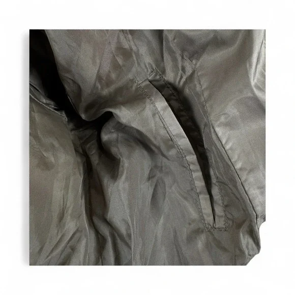 Victoria's Secret Beige Puffer Coat Cinched Full Zip Hooded Women's S  Cabincore - Picture 7 of 10